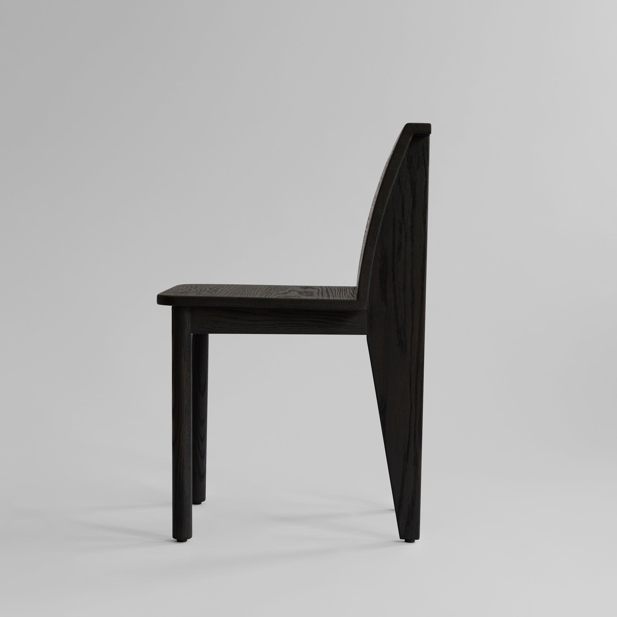 101 Copenhagen - Brutus Slim Dining Chair - Coffee Black Oak - Dining Chair