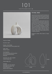 101 Copenhagen - Ni Vase, Mini - Birch - Vase