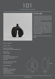 101 Copenhagen - Ni Vase, Mini - Coffee - Vase