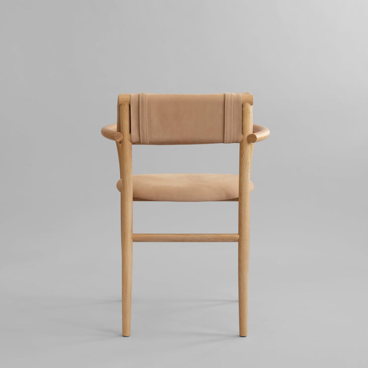 101 Copenhagen - Nama Dining Chair, Armrest - Nubuck - Dining Chair