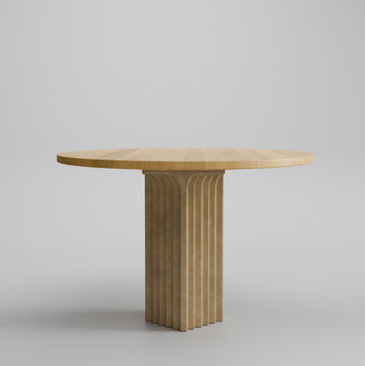 101 Copenhagen - Arc Dining Table, Ø120 - Natural Oak - Dining Table