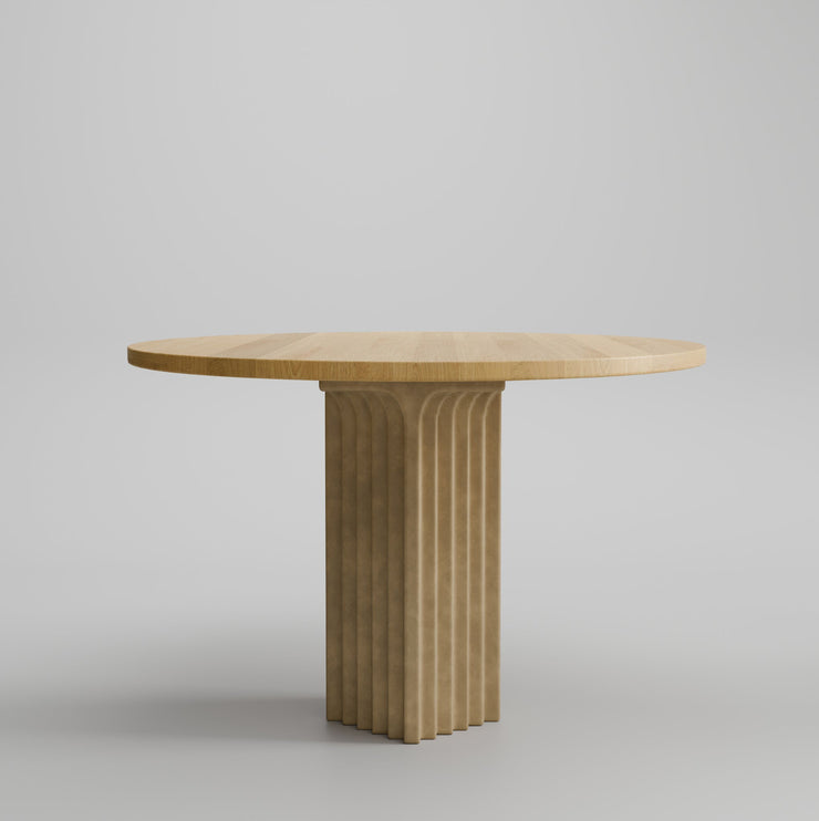 101 Copenhagen - Arc Dining Table, Ø120 - Natural Oak - Dining Table