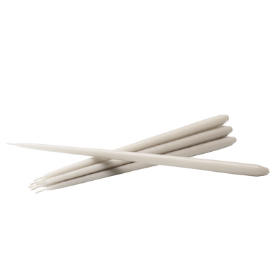 STOFF Nagel Taper Candle by Ester & Erik, Sand, Set of 6