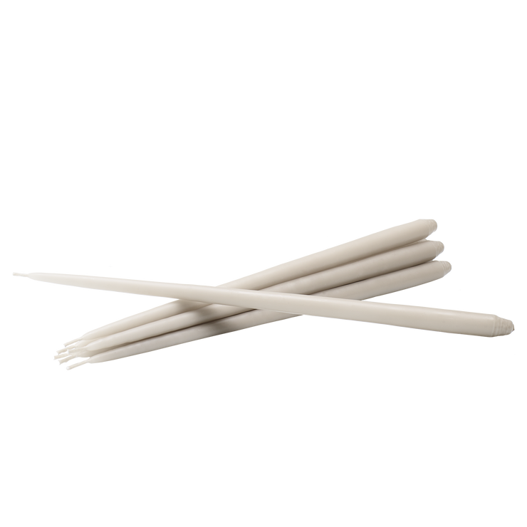 STOFF Nagel Taper Candle by Ester & Erik, Sand, Set of 6