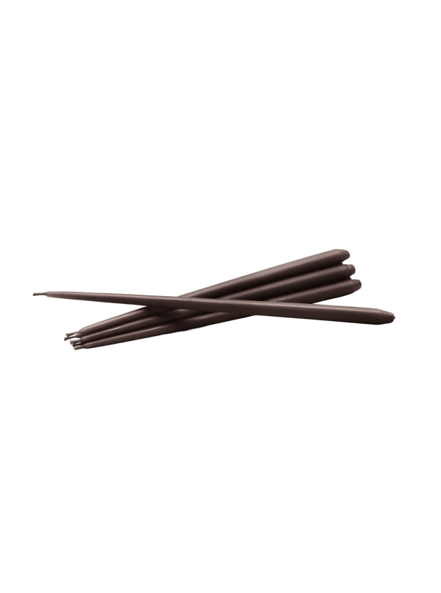 STOFF Nagel Taper Candle by Ester & Erik, Espresso, Set of 6