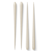 STOFF Nagel Large Taper Candles by Ester & Erik, Off White, Set of 4