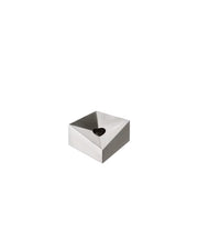 STOFF Nagel Reflect Candle Holder, Small, Brushed Chrome