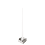 STOFF Nagel Reflect Candle Holder, Small, Brushed Chrome