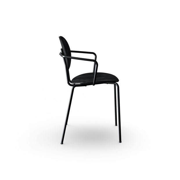 Sibast Piet Hein Chair Black Edition With Armrest