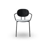 Sibast  PIET HEIN Dining Chair, Upholstered Seat With Armrest