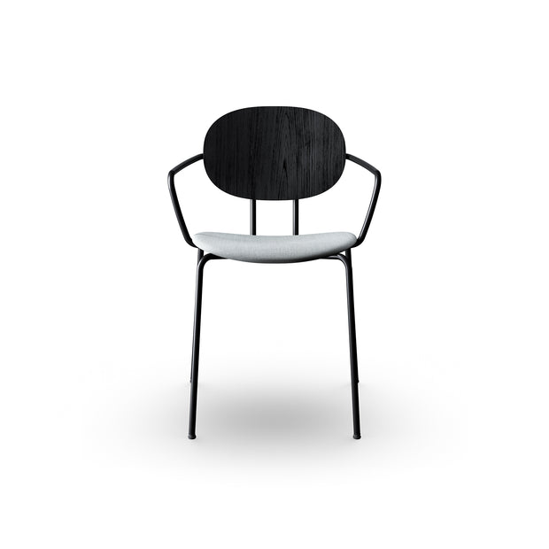 Sibast  PIET HEIN Dining Chair, Upholstered Seat With Armrest