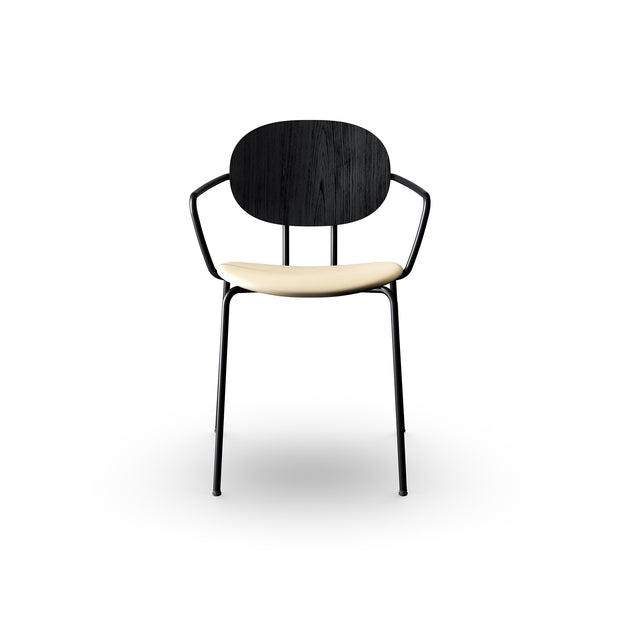 Sibast  PIET HEIN Dining Chair, Upholstered Seat With Armrest