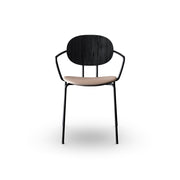 Sibast  PIET HEIN Dining Chair, Upholstered Seat With Armrest