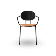 Sibast  PIET HEIN Dining Chair, Upholstered Seat With Armrest