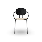 Sibast  PIET HEIN Dining Chair, Upholstered Seat With Armrest
