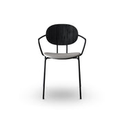 Sibast  PIET HEIN Dining Chair, Upholstered Seat With Armrest