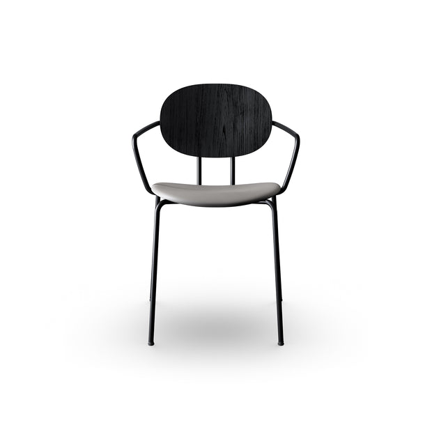 Sibast  PIET HEIN Dining Chair, Upholstered Seat With Armrest