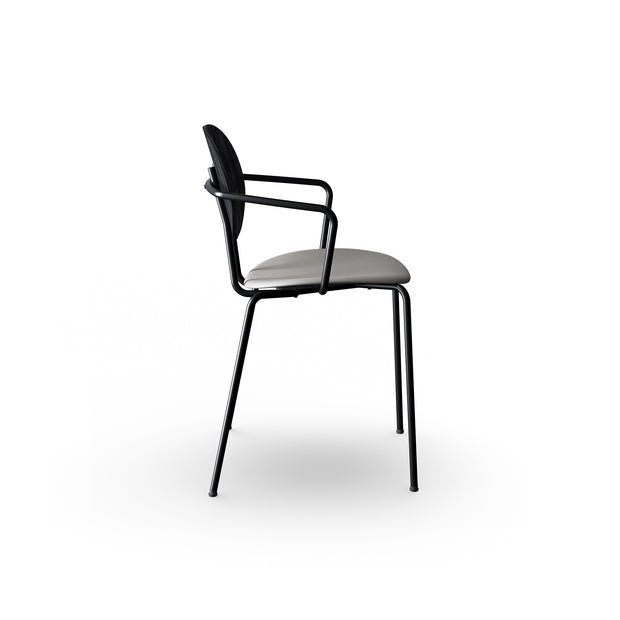 Sibast  PIET HEIN Dining Chair, Upholstered Seat With Armrest