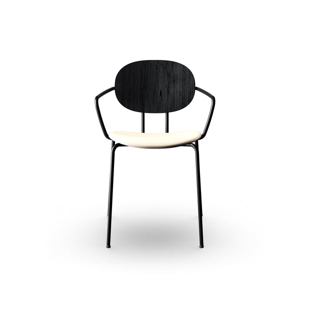 Sibast  PIET HEIN Dining Chair, Upholstered Seat With Armrest