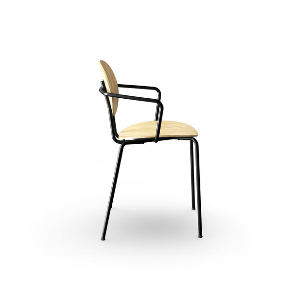 Sibast  PIET HEIN Dining Chair, Wooden Seat, With Armrest