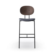 Sibast Piet Hein Bar Chair Black Edition Without Armrest