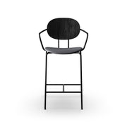 Sibast PIET HEIN Bar Chair, Upholstered Seat With Armrest