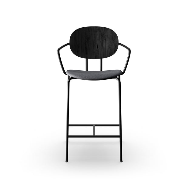 Sibast PIET HEIN Bar Chair, Upholstered Seat With Armrest