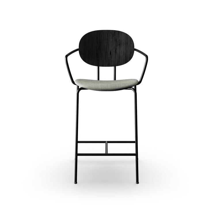 Sibast PIET HEIN Bar Chair, Upholstered Seat With Armrest
