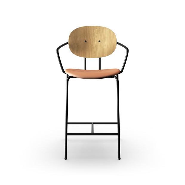 Sibast PIET HEIN Bar Chair, Upholstered Seat With Armrest