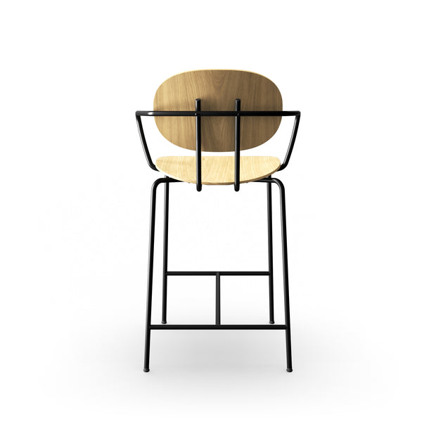 Sibast  PIET HEIN Bar Chair, Wooden Seat, With Armrest