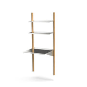 MAZO MOD Shelving System with Aluminum and Oak