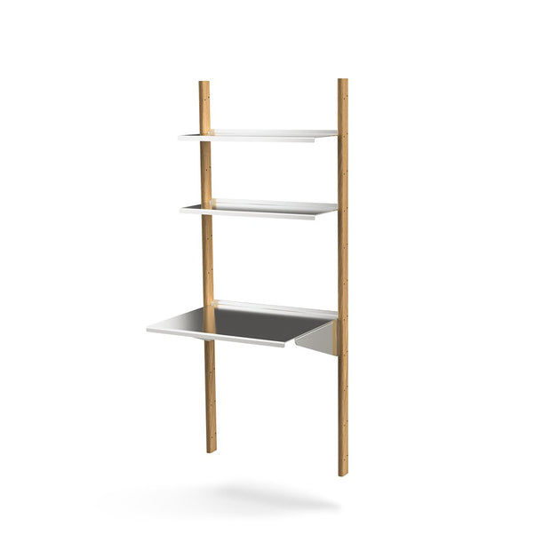 MAZO MOD Shelving System with Aluminum and Oak
