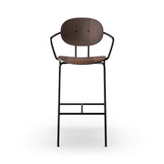 Sibast  PIET HEIN Bar Chair, Wooden Seat, With Armrest