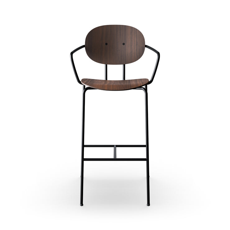 Sibast  PIET HEIN Bar Chair, Wooden Seat, With Armrest