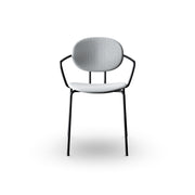 Sibast  PIET HEIN Dining Chair, Fully Upholstered With Armrest