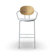 Sibast PIET HEIN Bar Chair, Upholstered Seat With Armrest