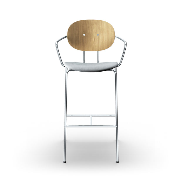 Sibast PIET HEIN Bar Chair, Upholstered Seat With Armrest