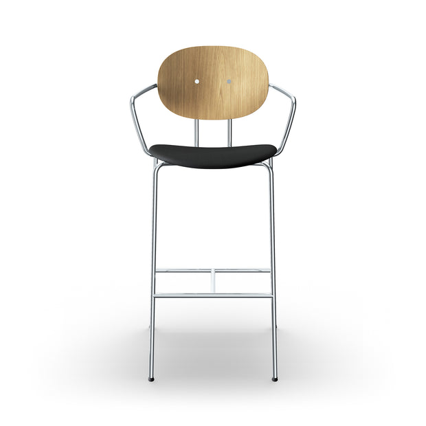 Sibast PIET HEIN Bar Chair, Upholstered Seat With Armrest