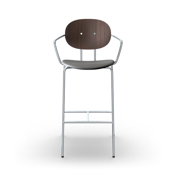 Sibast PIET HEIN Bar Chair, Upholstered Seat With Armrest
