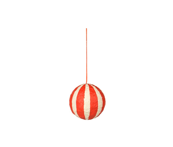 Broste Copenhagen Sphere Bauble L, Pumpkin Orange