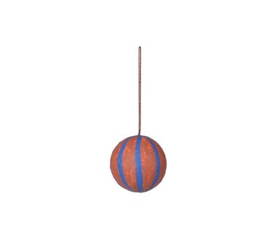 Broste Copenhagen Sphere Bauble L, Caramel Brown