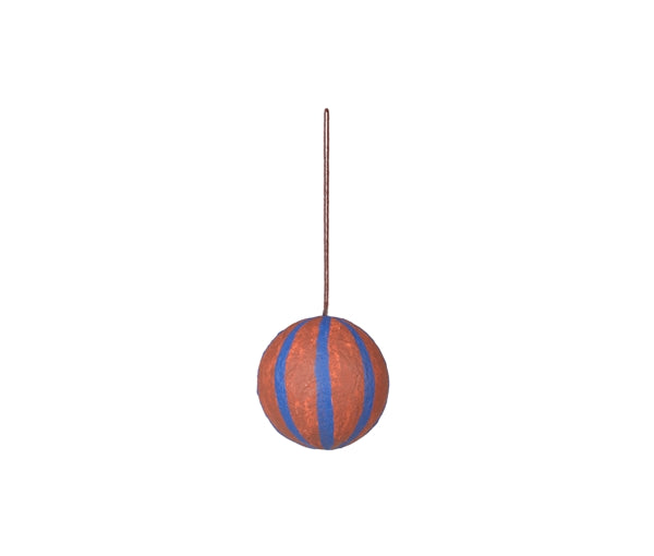 Broste Copenhagen Sphere Bauble L, Caramel Brown