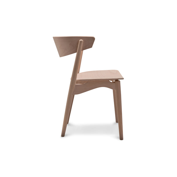Sibast No 7 Dining Chair, Wooden Backrest & Seat