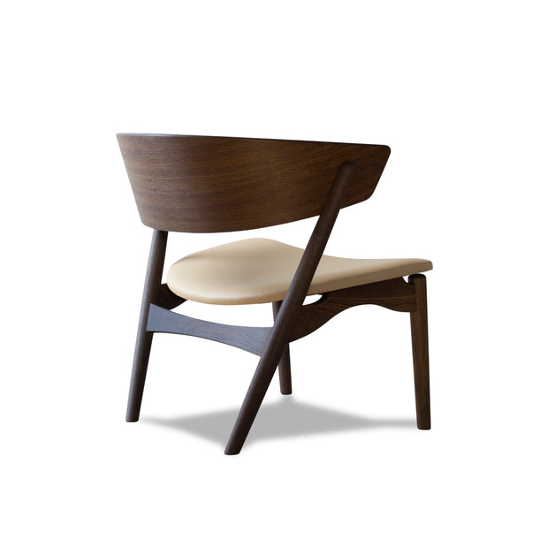 Sibast No 7 Lounge Chair, Wooden Backrest