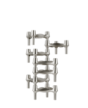 STOFF Nagel BMF Candle Holder, Brushed Chrome