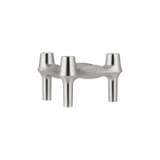 STOFF Nagel BMF Candle Holder, Brushed Chrome