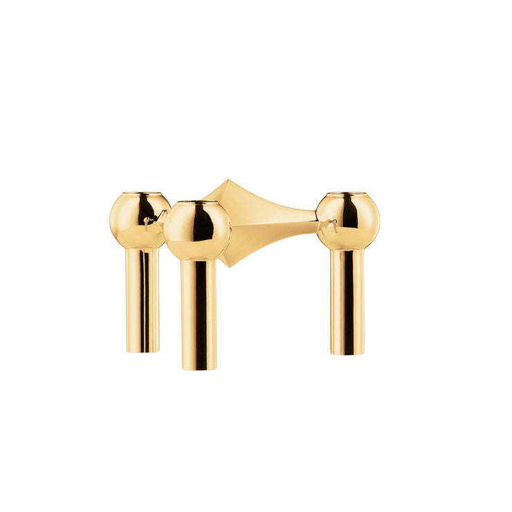 STOFF Nagel Candle Holder, Solid Brass