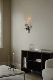 STOFF Nagel Wall Hanger, Black Chrome