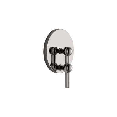 STOFF Nagel Wall Hanger, Black Chrome