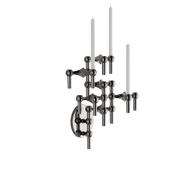 STOFF Nagel Wall Hanger, Black Chrome